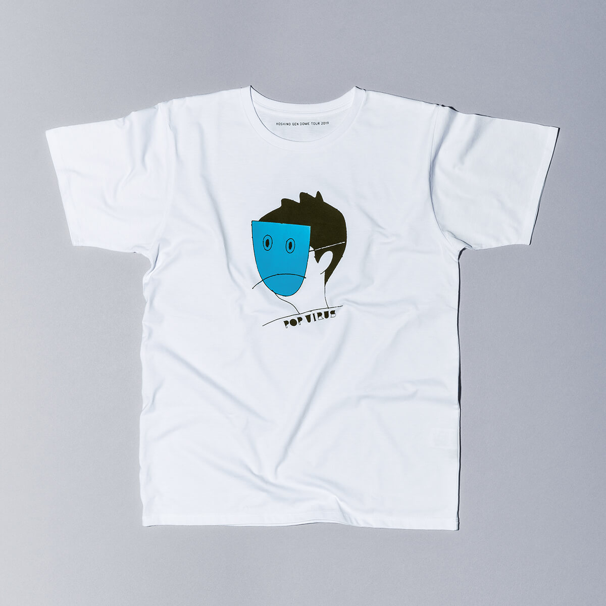 「POP VIRUS」T-shirt / BLUE